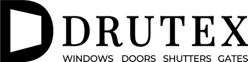 Logo Drutex — producent okien PCV i drzwi zewnętrznych